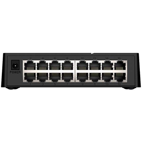 Switch 16 portas 10/100/1000 não gerenciável, S1116F SKD, Intelbras - CX 1 UN Switch 16 portas 10/100/1000 não gerenciável, S1116F SKD, Intelbras - CX 1 UN