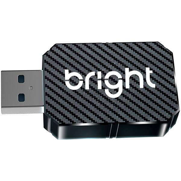 Adaptador Bluetooth 5.0 USB automotivo, AC600, Bright - CX 1 UN Adaptador Bluetooth 5.0 USB automotivo, AC600, Bright - CX 1 UN