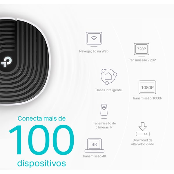 Roteador wireless Mesh, Dual Band Gigabit, Deco S7, AC1900, Tp Link - CX 3 UN