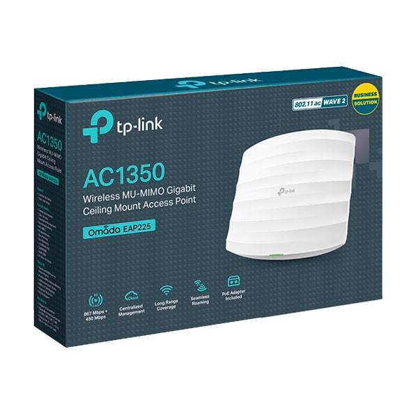 Access Point Wireless de teto, Gigabit, AC135, EAP225, Tp Link - CX 1 UN