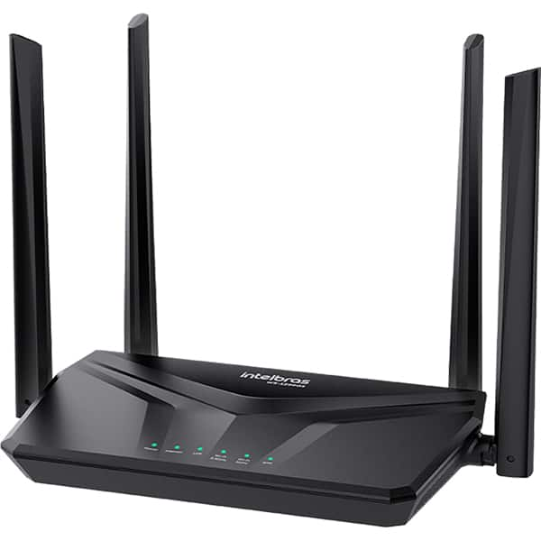 Roteador WiFi 5 Dual-Band AC1200 4 portas Gigabit Intelbras CX 1 UN