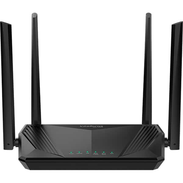 Roteador WiFi 6 Dual-Band AX1500 Mesh, 4 portas, Gigabit, Bivolt, Intelbras - CX 1 UN