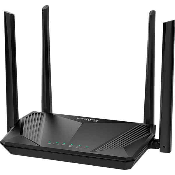 Roteador WiFi 6 Dual-Band AX1500 Mesh, 4 portas, Gigabit, Bivolt, Intelbras - CX 1 UN