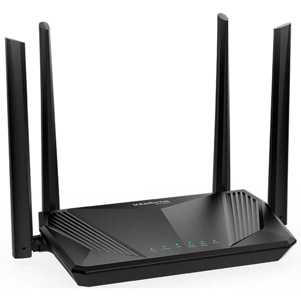 Roteador WiFi 6 Dual-Band AX1500 Mesh, 4 portas, Gigabit, Bivolt, Intelbras - CX 1 UN