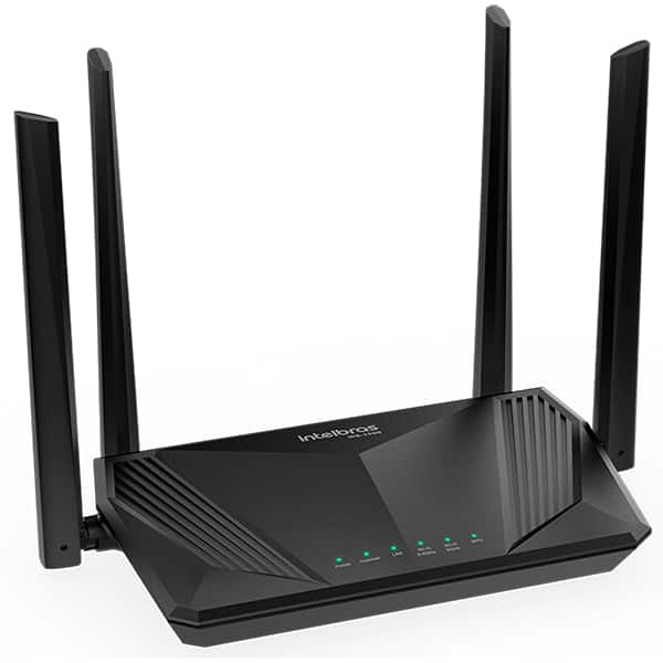 Roteador WiFi 6 Dual-Band AX1500 Mesh, 4 portas, Gigabit, Bivolt, Intelbras - CX 1 UN