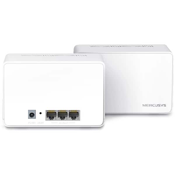 Roteador wireless Mesh Dual Band, 3 portas, AX3000, H80X, Mercusys - CX 2 UN