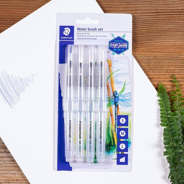 Pincel Water brush 4 tamanhos 949 SBK4-C Staedtler CX 1 UN