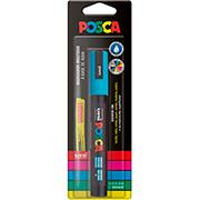 Pincel marcador Posca 6.8, Azul claro, PC-5M 7.4701, Uniball - BT 1 UN