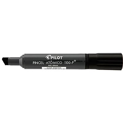 Pincel marcador atômico preto 1100-P Pilot BT 1 UN