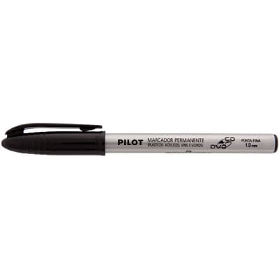 Pincel marcador permanente 1,0mm preto Pilot BT 1 UN