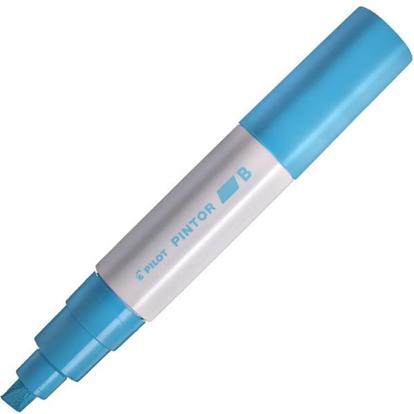 Pincel marcador Pintor ponta grossa 8,0mm azul pastel SW-PT Pilot BT 1 UN