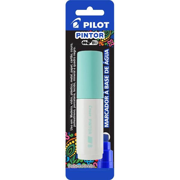 Pincel marcador Pintor ponta grossa 8,0mm verde pastel SW-PT Pilot BT 1 UN