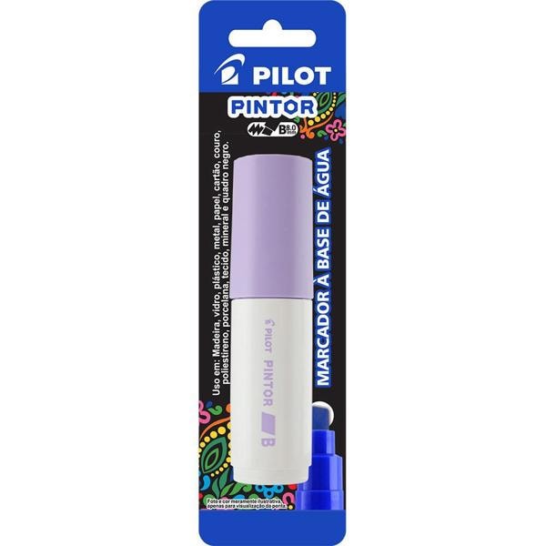 Pincel marcador Pintor ponta grossa 8,0mm violeta pastel SW-PT Pilot BT 1 UN