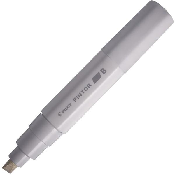 Pincel marcador Pintor ponta grossa 8,0mm branco SW-PT Pilot BT 1 UN