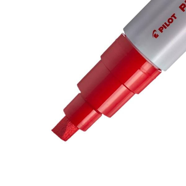 Pincel marcador Pintor ponta grossa 8,0mm vermelho SW-PT Pilot BT 1 UN