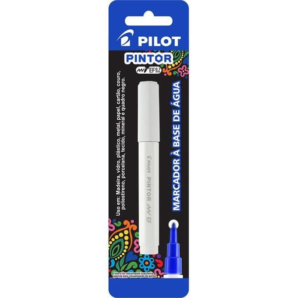 Pincel marcador Pintor ponta extra fina 0,7mm branco SW-PT Pilot BT 1 UN