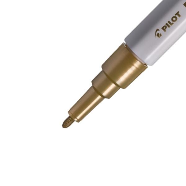 Pincel marcador Pintor ponta fina 1,0mm dourado SW-PT Pilot BT 1 UN