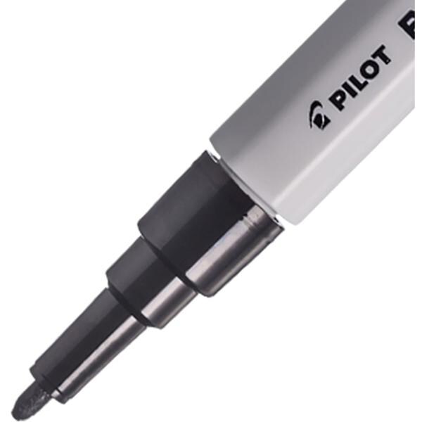 Pincel marcador Pintor ponta fina 1,0mm preto SW-PT Pilot BT 1 UN