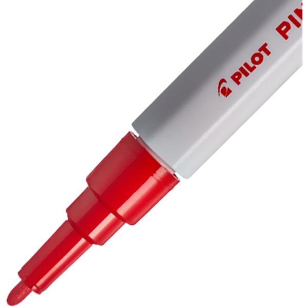 Pincel marcador Pintor ponta fina 1,0mm vermelho SW-PT Pilot BT 1 UN