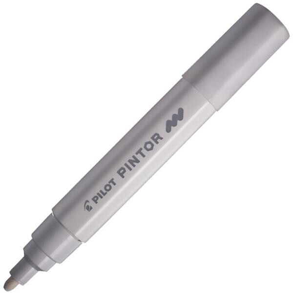 Pincel marcador Pintor ponta média 1,4mm branco SW-PT Pilot BT 1 UN