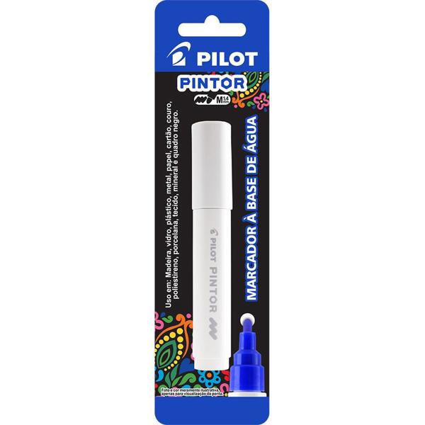 Pincel marcador Pintor ponta média 1,4mm branco SW-PT Pilot BT 1 UN