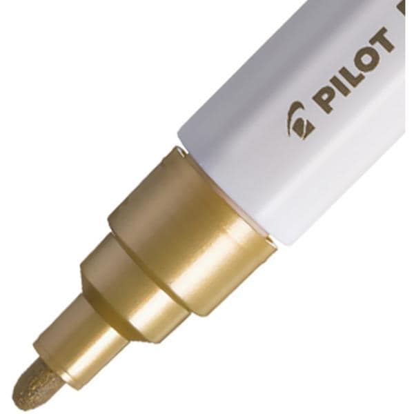 Pincel marcador Pintor ponta média 1,4mm dourado SW-PT Pilot BT 1 UN