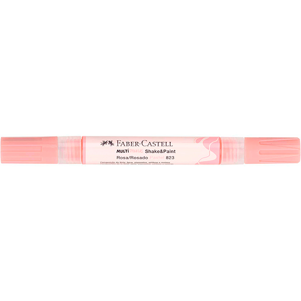 Marcador Multisuperfície MultiMark, Ponta dupla 1,0mm e 3,0mm, Rosa, Faber-Castell 1 UN Marcador Multisuperfície MultiMark, Ponta dupla 1,0mm e 3,0mm, Rosa, Faber-Castell 1 UN