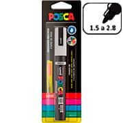 Pincel marcador 5.5 Posca, Branca, PC-5BR 5.8820, Uniball - BT 1 UN Pincel marcador 5.5 Posca, Branca, PC-5BR 5.8820, Uniball - BT 1 UN