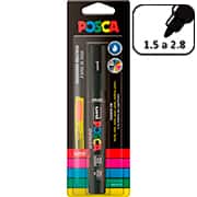 Pincel marcador 5.5 Posca, Preta, PC-5BR 5.8821, Uniball - BT 1 UN Pincel marcador 5.5 Posca, Preta, PC-5BR 5.8821, Uniball - BT 1 UN