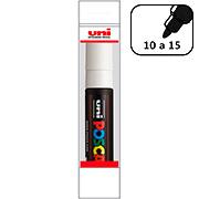 Pincel marcador 15.0 Ponta Chanfrada, Preta, Branca, PC-17K 42.7220, Uniball - BT 1 UN