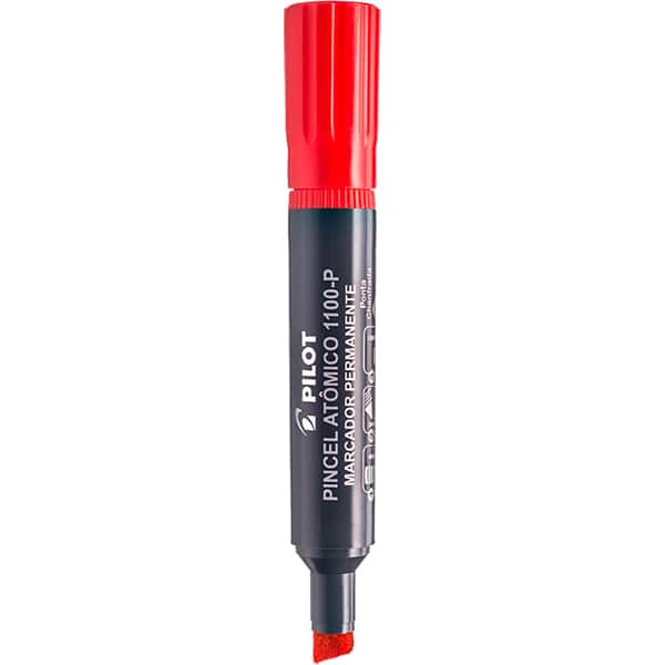 Pincel marcador atômico vermelho 1.100-p Pilot CX 12 UN