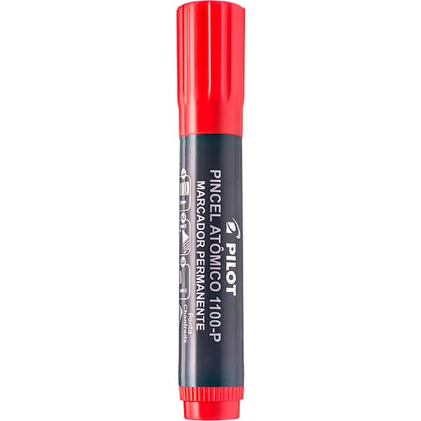 Pincel marcador atômico vermelho 1.100-p Pilot CX 12 UN