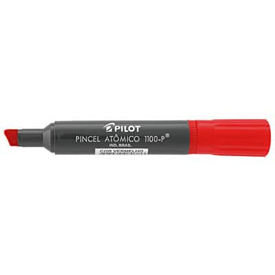 Pincel marcador atômico vermelho 1.100-p Pilot CX 12 UN