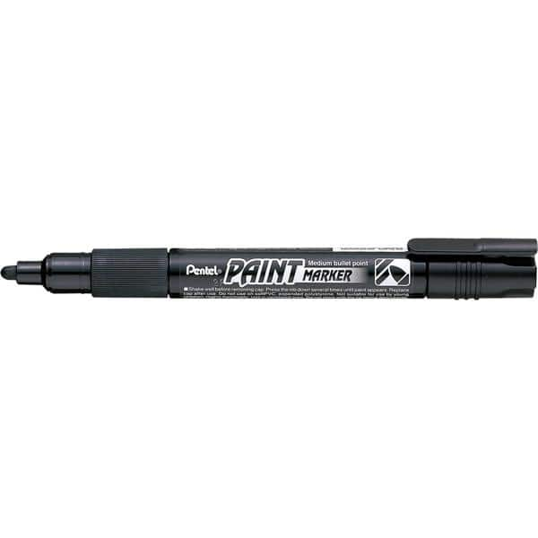 Pincel marcador permanente Paint Marker preto SM/MMP20-A Pentel BT 1 UN