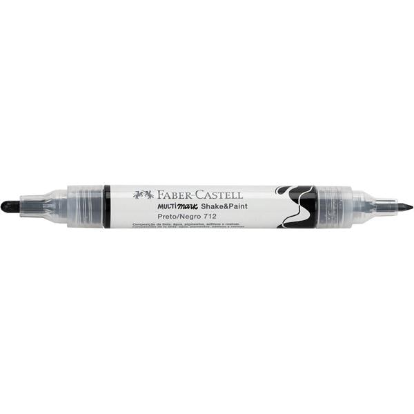 Marcador Multisuperfície MultiMark, Preto, Faber-Castell - BT 1 UN