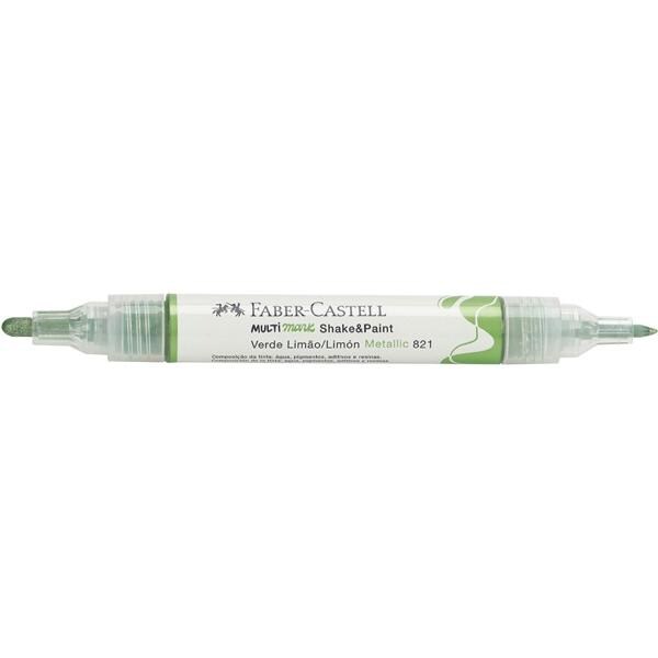 Marcador Multisuperfície MultiMark, Verde Metálico, Faber-Castell - 1 UN