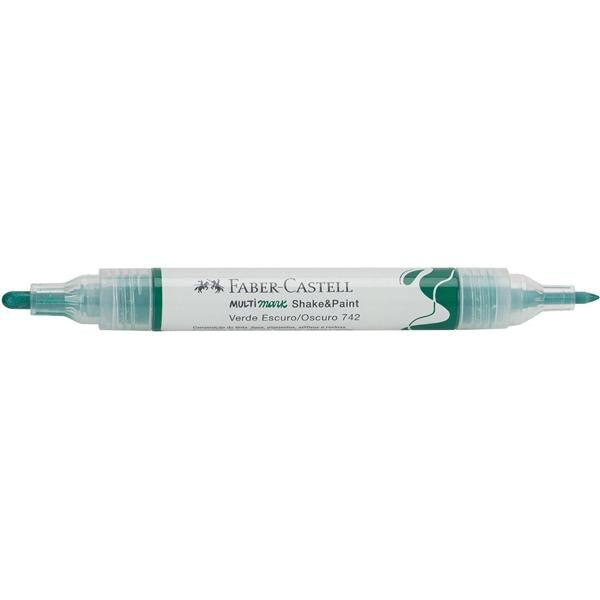 Marcador Multisuperfície MultiMark, Verde Escuro, Faber-Castell - 1 UN