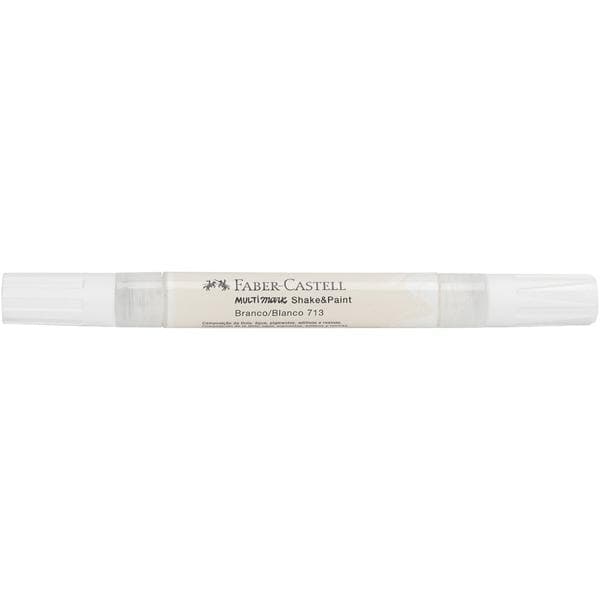 Marcador Multisuperfície MultiMark, Branco, Faber-Castell - 1 UN