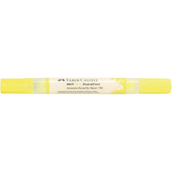 Marcador Multisuperfície MultiMark, Amarelo Neon, Faber-Castell - 1 UN