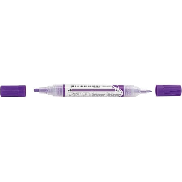 Marcador Multisuperfície MultiMark, Ponta dupla 1,0mm e 3,0mm, Violeta, Faber-Castell - 1 UN