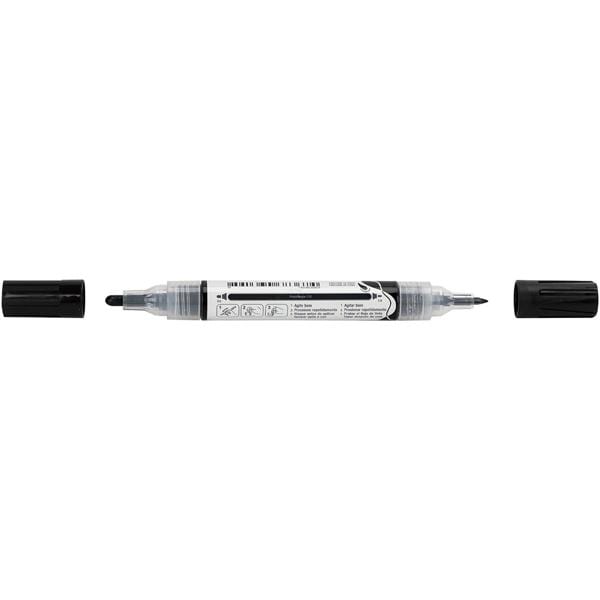 Marcador Multisuperfície MultiMark, Ponta dupla 1,0mm e 3,0mm, Preto, Faber-Castell - 1 UN 1 UN