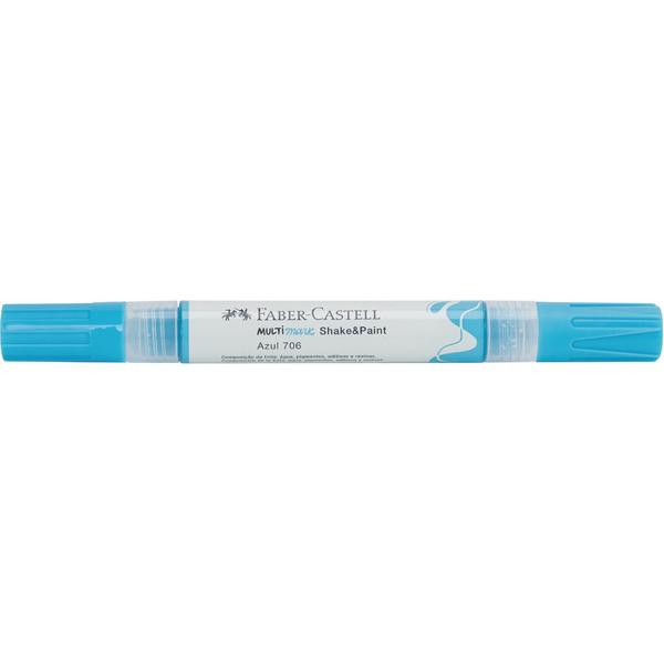 Marcador Multisuperfície MultiMark, Ponta dupla 1,0mm e 3,0mm, Azul, Faber-Castell - 1 UN Marcador Multisuperfície MultiMark, Ponta dupla 1,0mm e 3,0mm, Azul, Faber-Castell - 1 UN