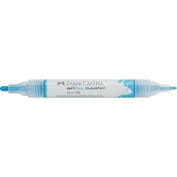 Marcador Multisuperfície MultiMark, Azul, Faber-Castell - 1 UN