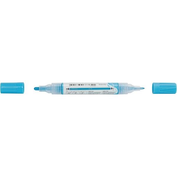 Marcador Multisuperfície MultiMark, Ponta dupla 1,0mm e 3,0mm, Azul, Faber-Castell - 1 UN