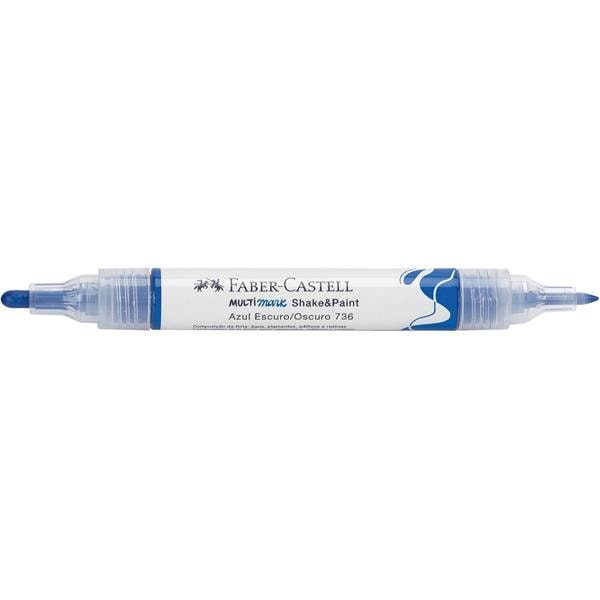 Marcador Multisuperfície MultiMark, Azul escuro, Faber-Castell - 1 UN