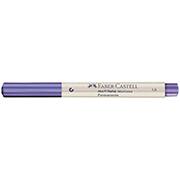 Marcador Multisuperfície MultiMark, Ponta fina de 1,0mm, Violeta Metálico, Faber-Castell - 1 UN