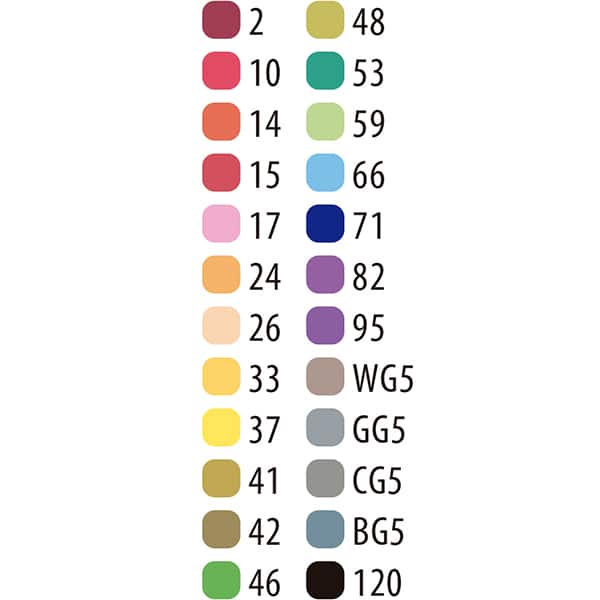 Caneta marcadora artística duo Graf, 24 cores, 59.7900, Cis - BT 24 UN
