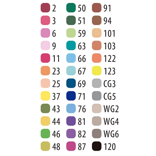 Caneta marcadora artística duo Graf, 36 cores, 59.8000, Cis - BT 36 UN