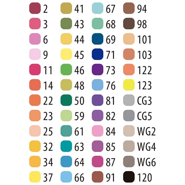Caneta marcadora artística duo Graf, 48 cores, 59.8100, Cis - BT 48 UN