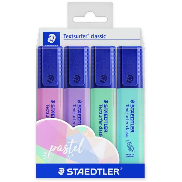 Pincel marca texto 5.0 Textsurfer pastel 364 CWP4PA Staedtler BT 4 UN